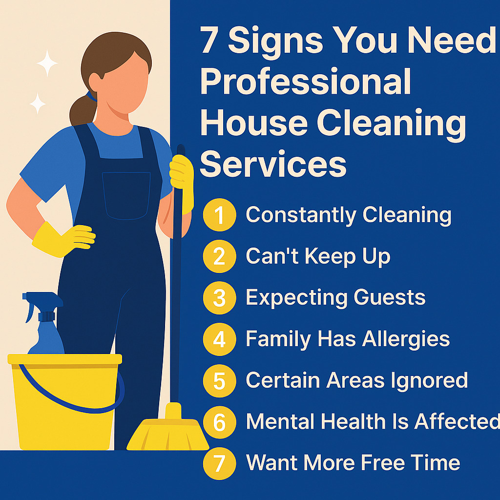 🧼 7 Signs You Need Professional House Cleaning Services