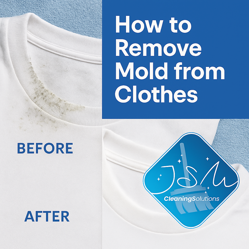 🧺 How to Remove Mold and Mildew from Clothes — Practical Guide for Humid Homes
